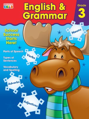cover image of English & Grammar, Grade 3